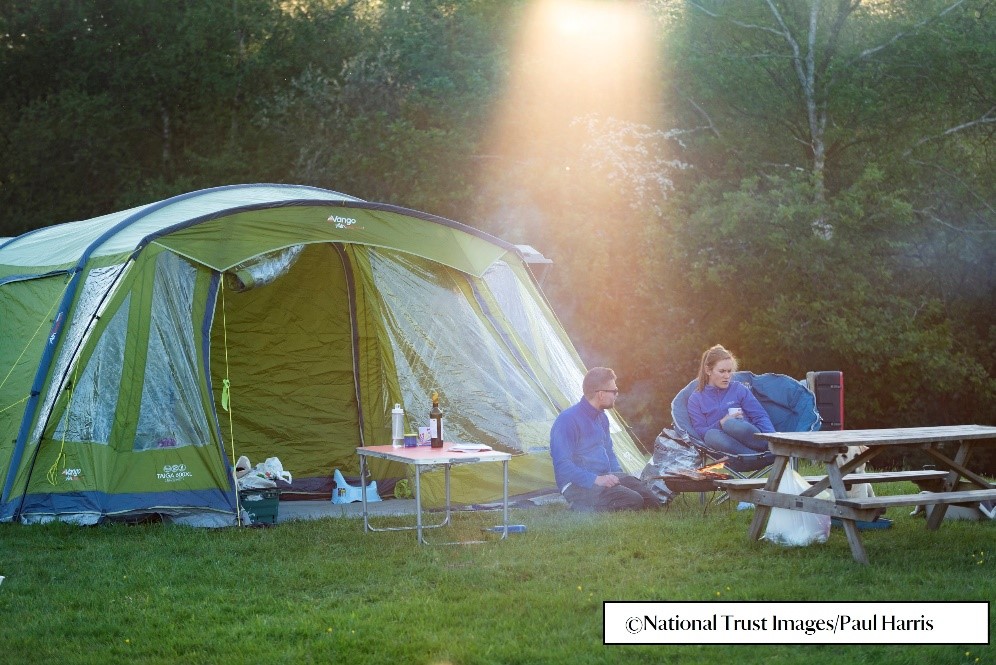 Take part in camping trips and overnight residentials Image for National Trust